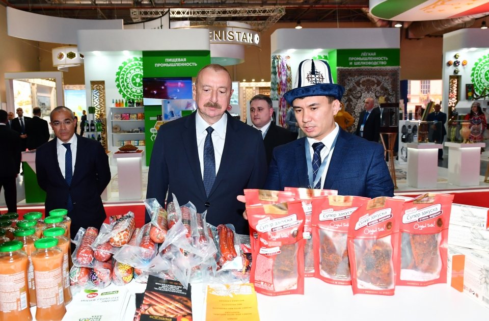 Prezidentə SPECA ölkələrinin sərgisi barədə məlumat verildi - YENİLƏNİB - FOTO/VİDEO - foto 11