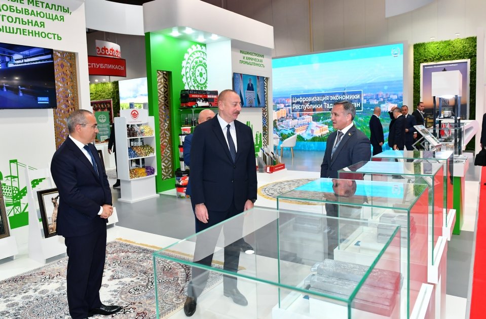 Prezidentə SPECA ölkələrinin sərgisi barədə məlumat verildi - YENİLƏNİB - FOTO/VİDEO - foto 20