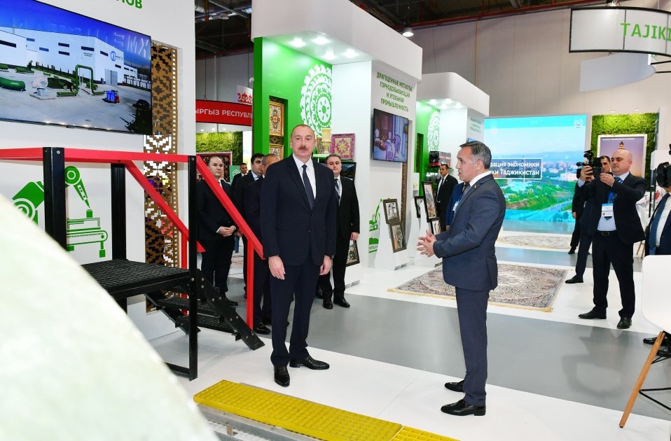 Prezidentə SPECA ölkələrinin sərgisi barədə məlumat verildi - YENİLƏNİB - FOTO/VİDEO - foto 21