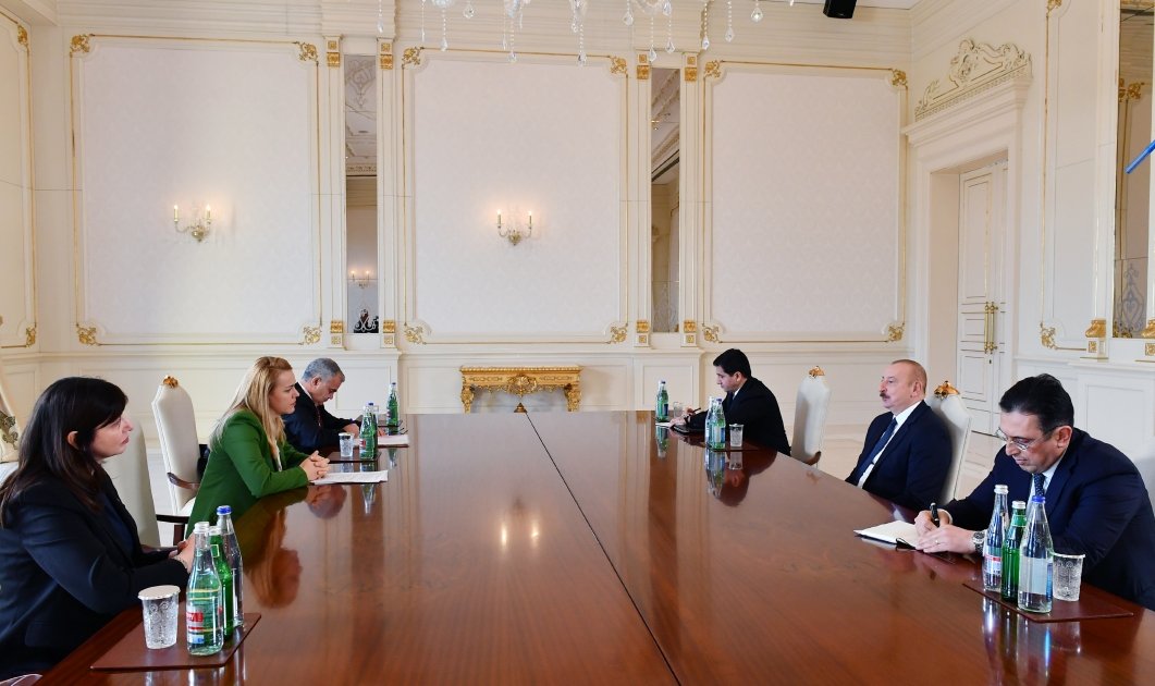 Prezident BMT-nin Avropa üzrə İqtisadi Komissiyasının icraçı katibini qəbul edib – FOTO/VİDEO - foto 1