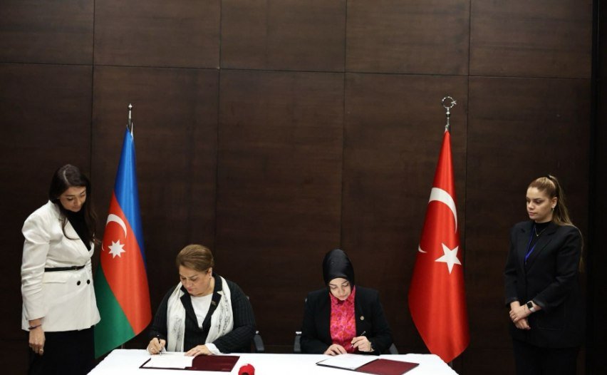 Milli Məclis komitəsi ilə TBMM-in komissiyası arasında əməkdaşlıq Protokolu imzalanıb - FOTO - foto 1