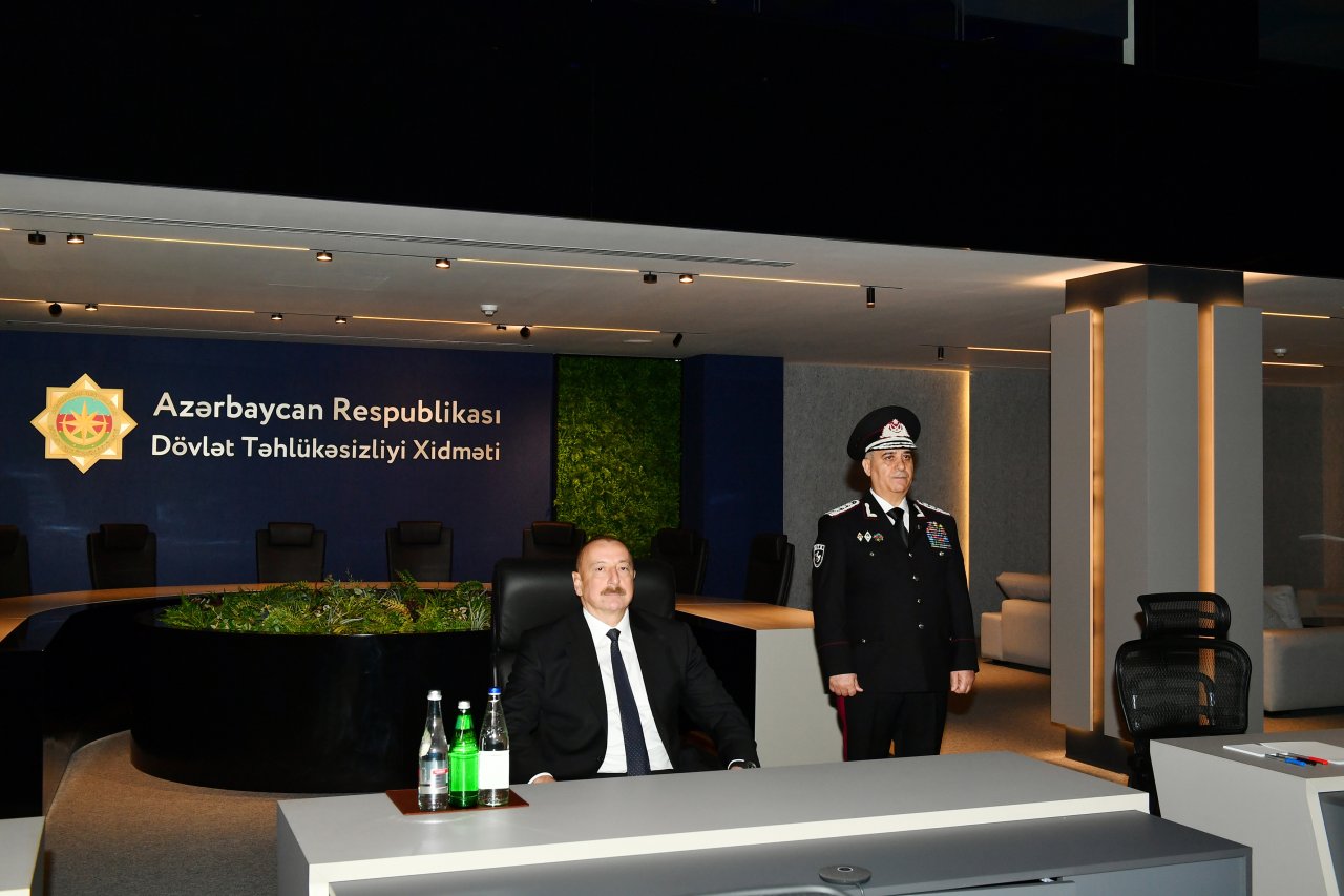 İlham Əliyev DTX-nın yeni inzibati binalarının açılışında İŞTİRAK EDİB – FOTO/VİDEO - foto 28