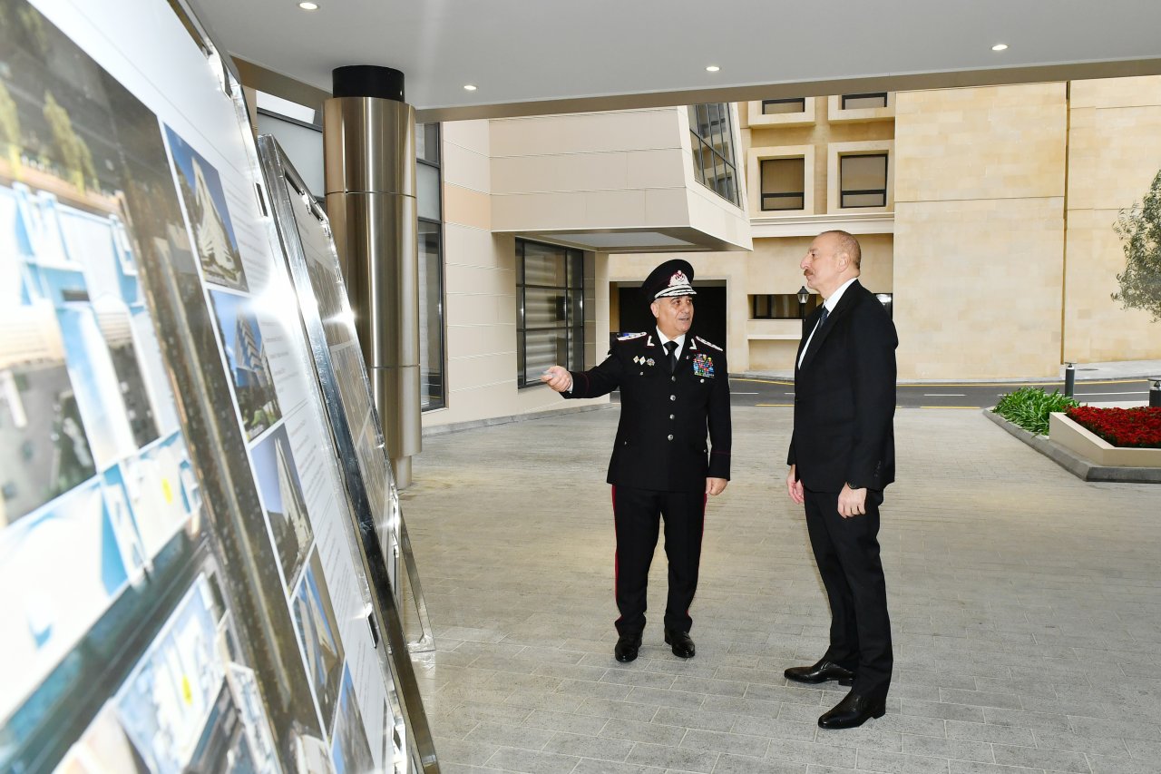 İlham Əliyev DTX-nın yeni inzibati binalarının açılışında İŞTİRAK EDİB – FOTO/VİDEO - foto 1