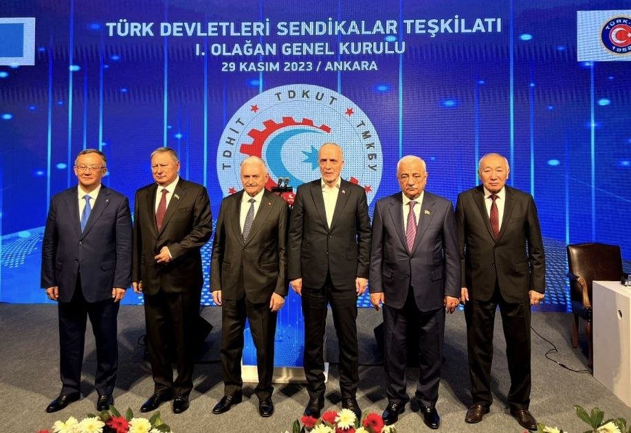 Ankarada Türk Dövlətləri Həmkarlar İttifaqları Təşkilatının Qurultayı keçirilib - FOTO - foto 4