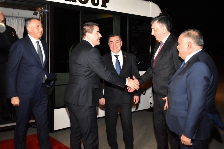Gürcüstan Parlamentinin sədri Azərbaycana gəldi - FOTO - foto 1