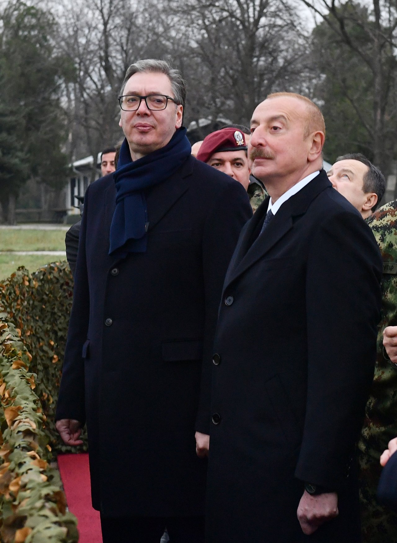İlham Əliyev və Aleksandar Vuçiç hərbi texnika və avadanlıqlara baxıblar - FOTO - foto 3