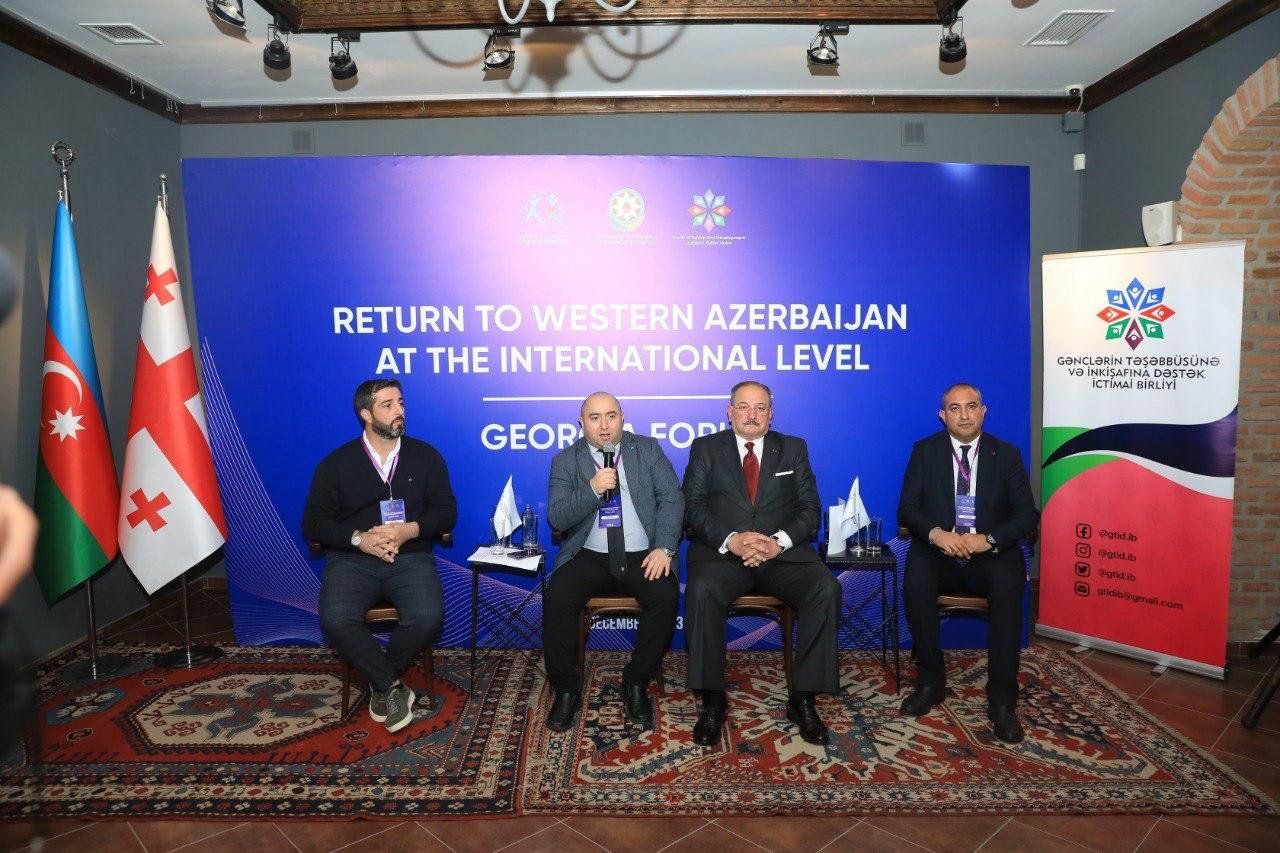 Tbilisidə Qərbi Azərbaycana qayıdışla bağlı Gürcüstan Forumu keçirilib – FOTO  - foto 19