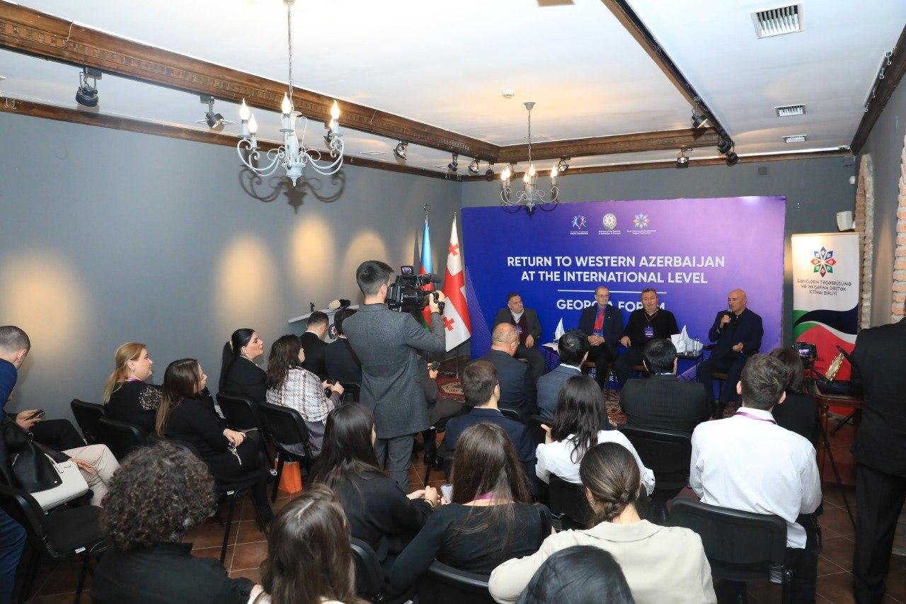 Tbilisidə Qərbi Azərbaycana qayıdışla bağlı Gürcüstan Forumu keçirilib – FOTO  - foto 18