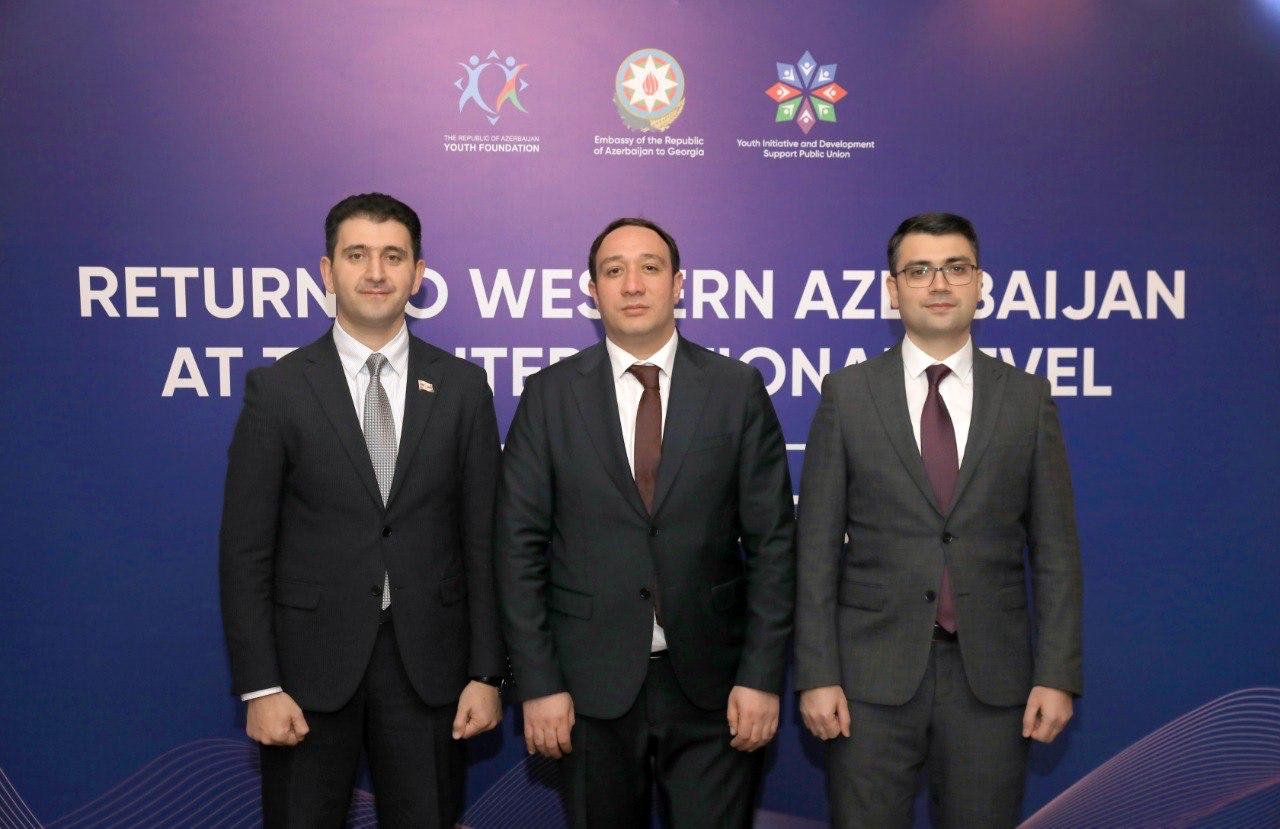 Tbilisidə Qərbi Azərbaycana qayıdışla bağlı Gürcüstan Forumu keçirilib – FOTO  - foto 1