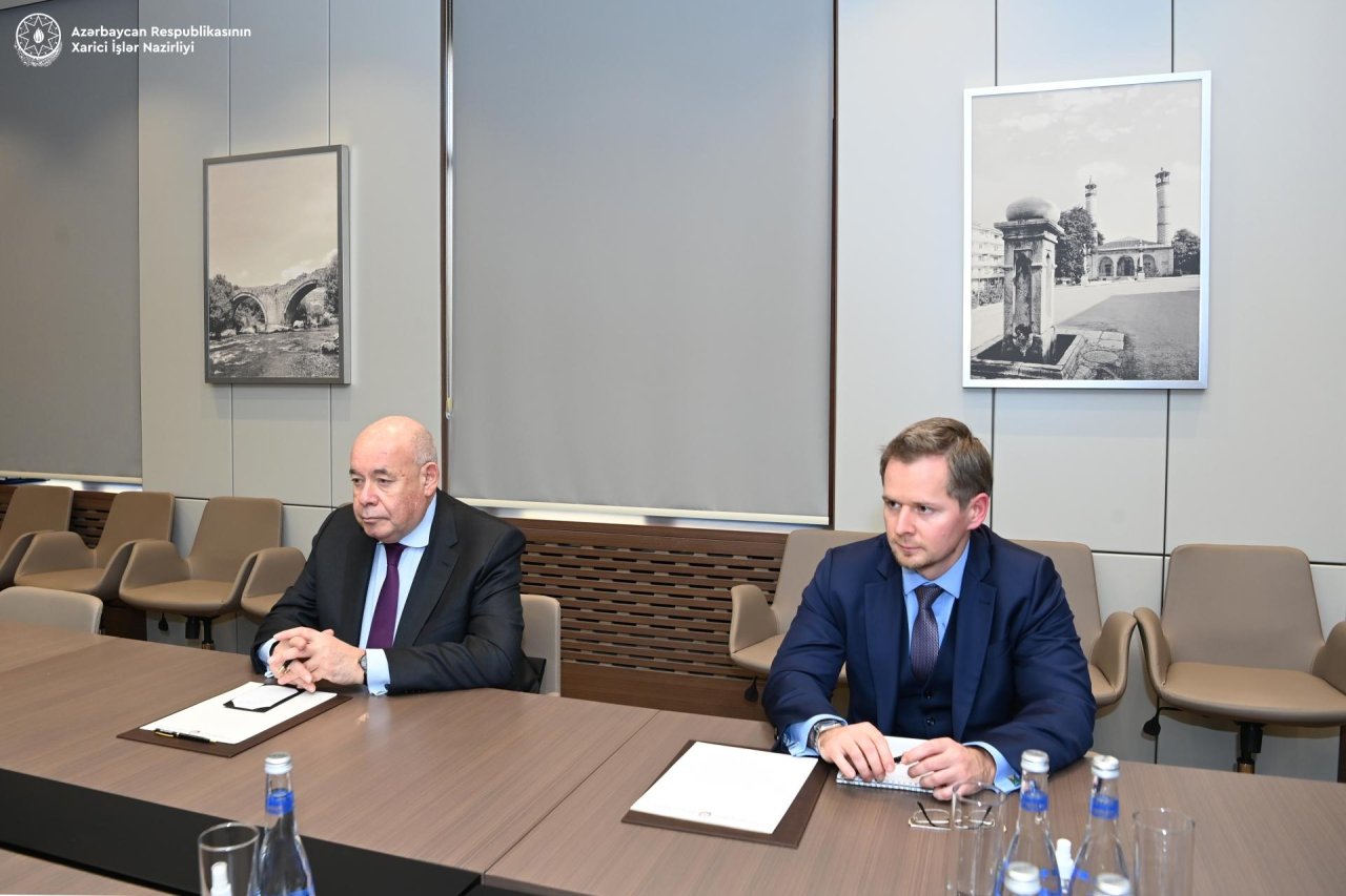 Ceyhun Bayramovun Putinin xüsusi nümayəndəsi ilə görüşü olub - FOTO - foto 2