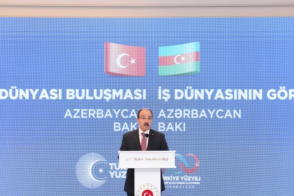 Bakıda Türkiyənin vitse-prezidentinin iştirakı ilə “İş dünyasının görüşü” adlı tədbir keçirilir - FOTO - foto 1