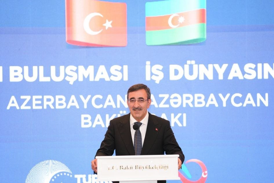 Bakıda Türkiyənin vitse-prezidentinin iştirakı ilə “İş dünyasının görüşü” adlı tədbir keçirilir - FOTO - foto 2