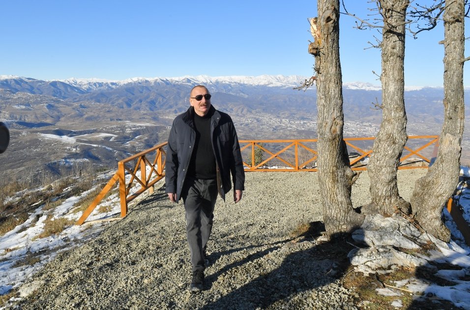 İlham Əliyev Xocalının Dağdağan kəndində - FOTO - foto 5