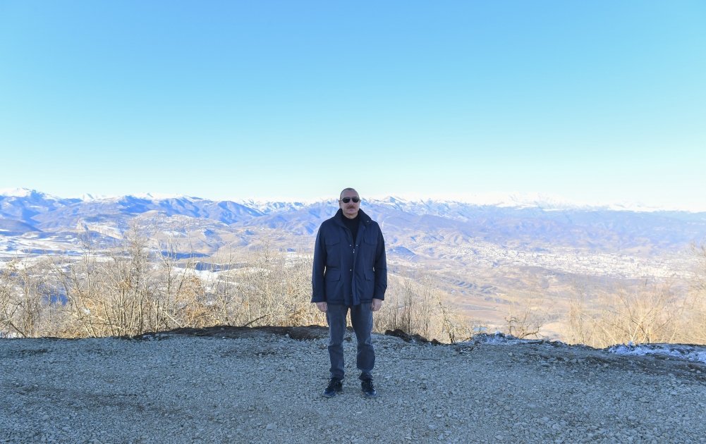 İlham Əliyev Xocalının Dağdağan kəndində - FOTO - foto 2