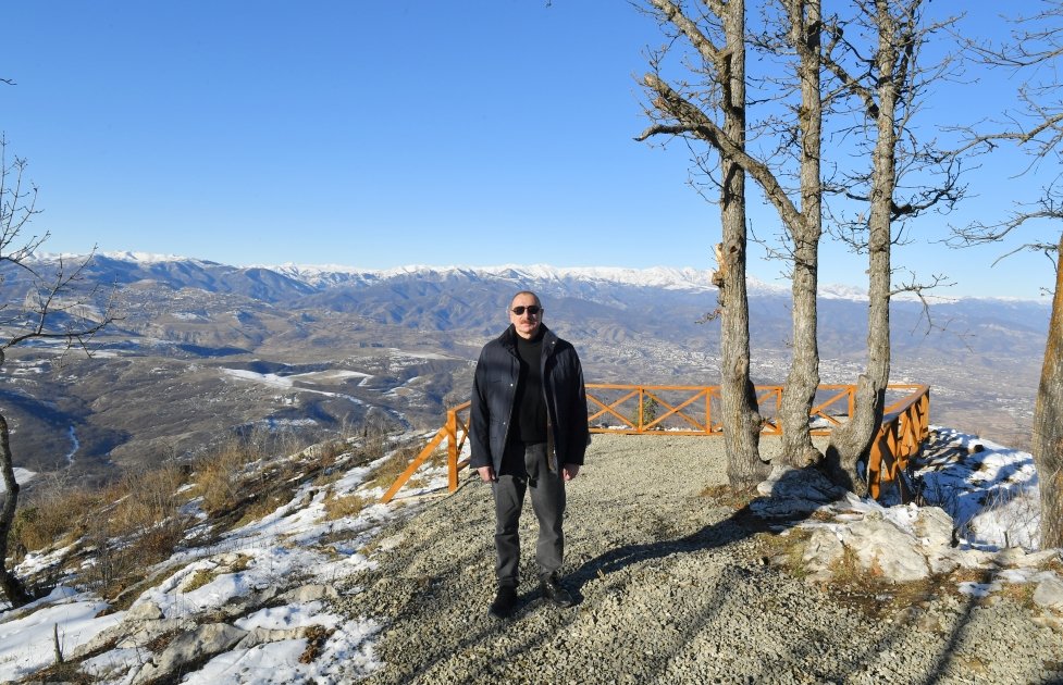 İlham Əliyev Xocalının Dağdağan kəndində - FOTO - foto 3