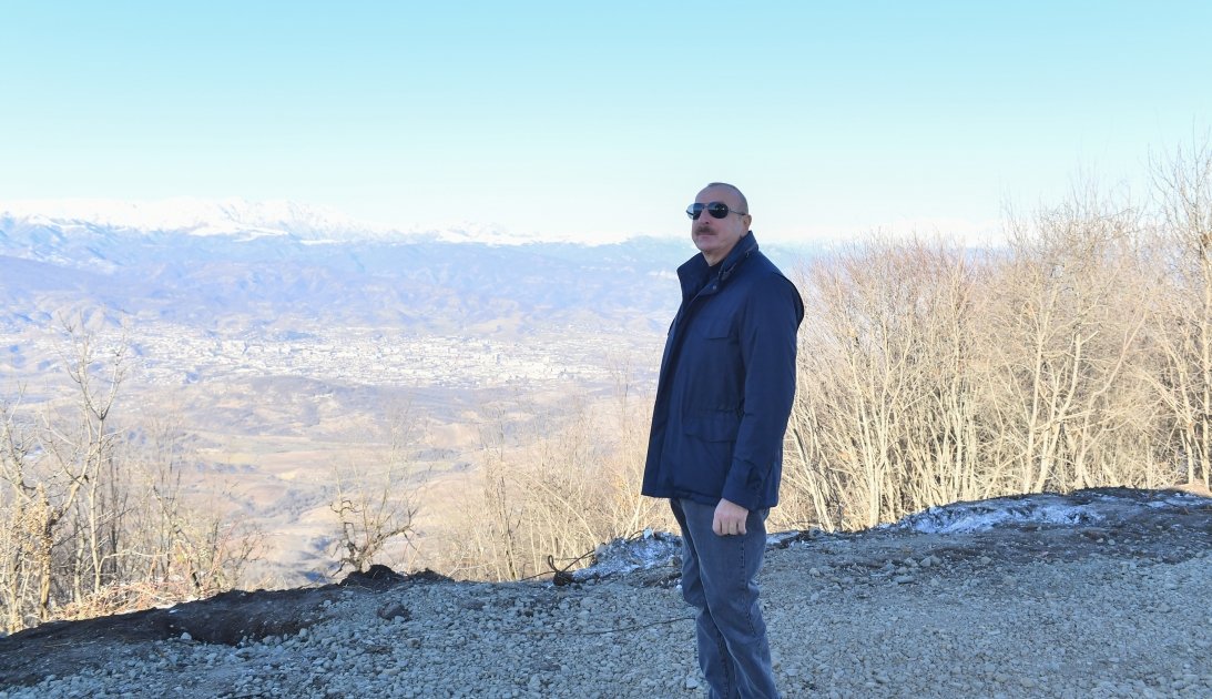 İlham Əliyev Xocalının Dağdağan kəndində - FOTO - foto 1