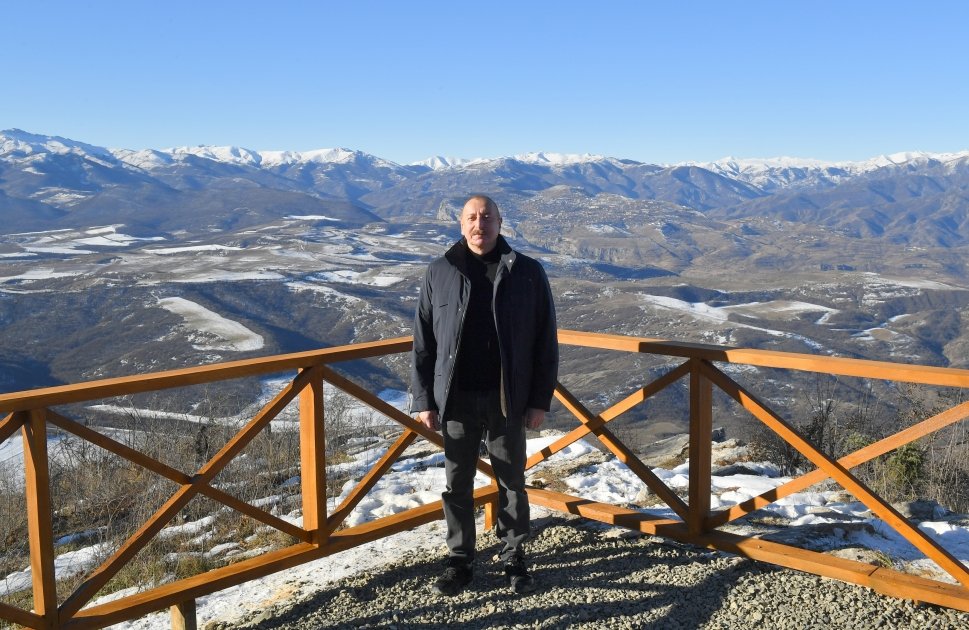 İlham Əliyev Xocalının Dağdağan kəndində - FOTO - foto 6