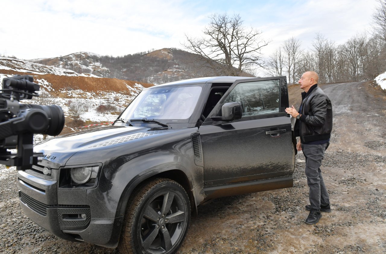 İlham Əliyev Şuşa rayonundakı “Turşsu” bulağında olub - FOTO/VİDEO - foto 6