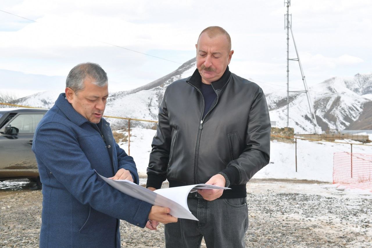 Prezident Şuşa rayonunun Turşsu qəsəbəsində - FOTO/VİDEO - foto 3