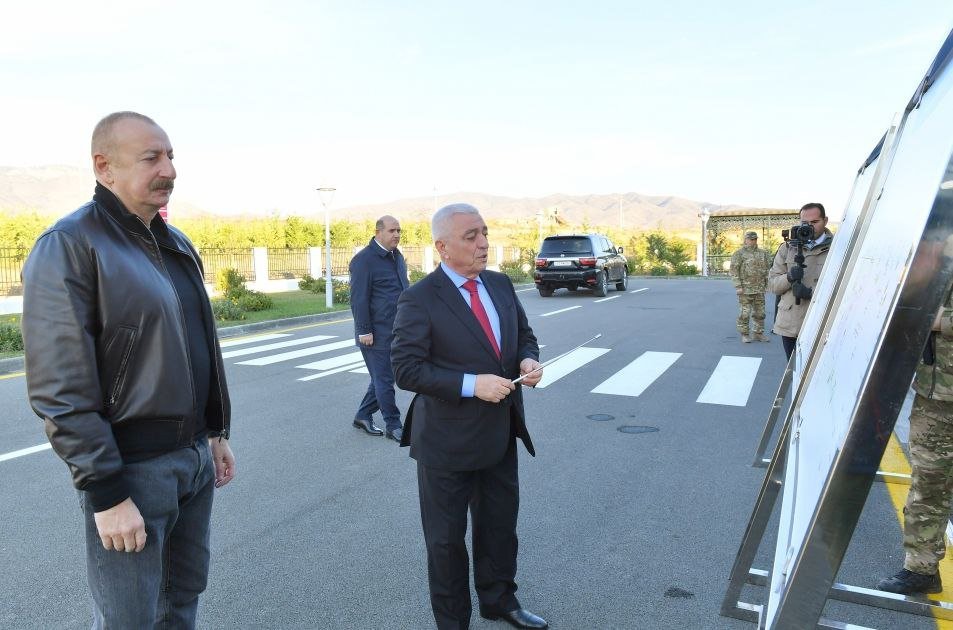İlham Əliyev və birinci xanım Ağdam rayonuna getdilər - FOTO/VİDEO - foto 2