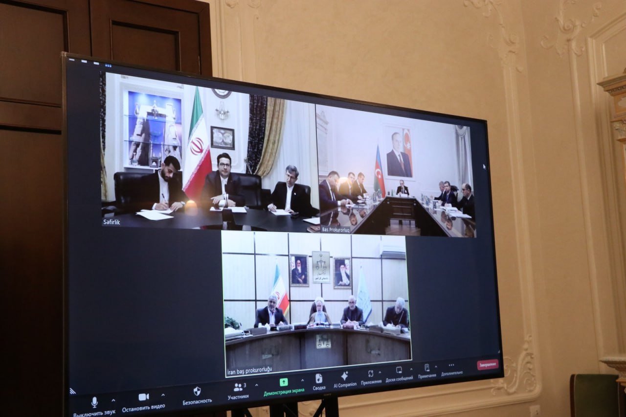 Kamran Əliyev İran Baş prokuroru ilə Səfirliyimizə edilən terror hücumunu müzakirə etdi - FOTO - foto 1