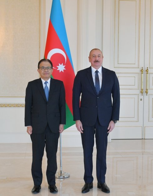 İlham Əliyev Yaponiyanın yeni səfirini qəbul edib - FOTO/VİDEO - foto 4