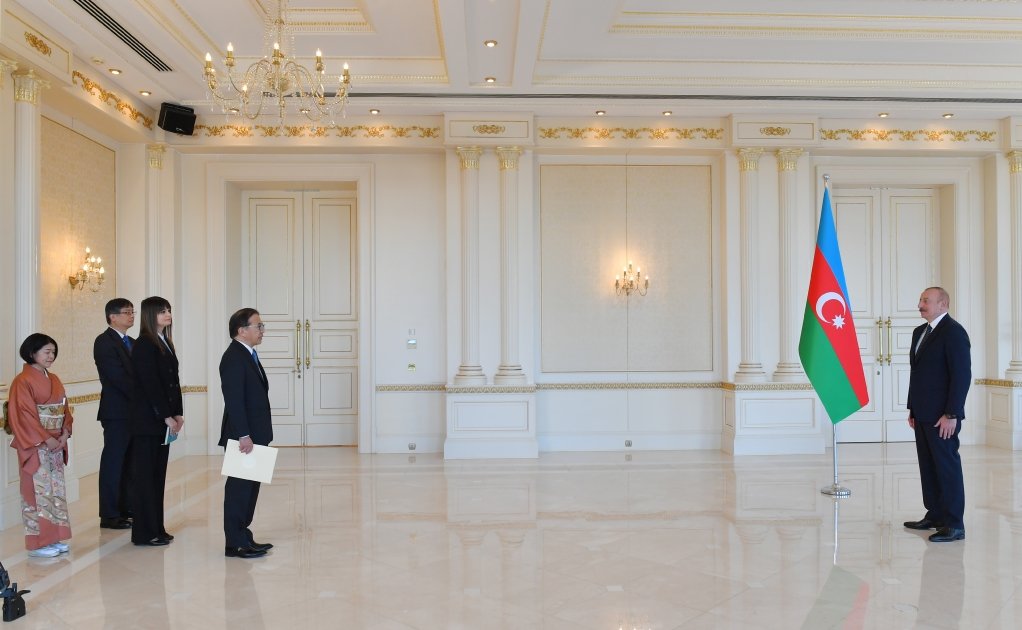 İlham Əliyev Yaponiyanın yeni səfirini qəbul edib - FOTO/VİDEO - foto 2