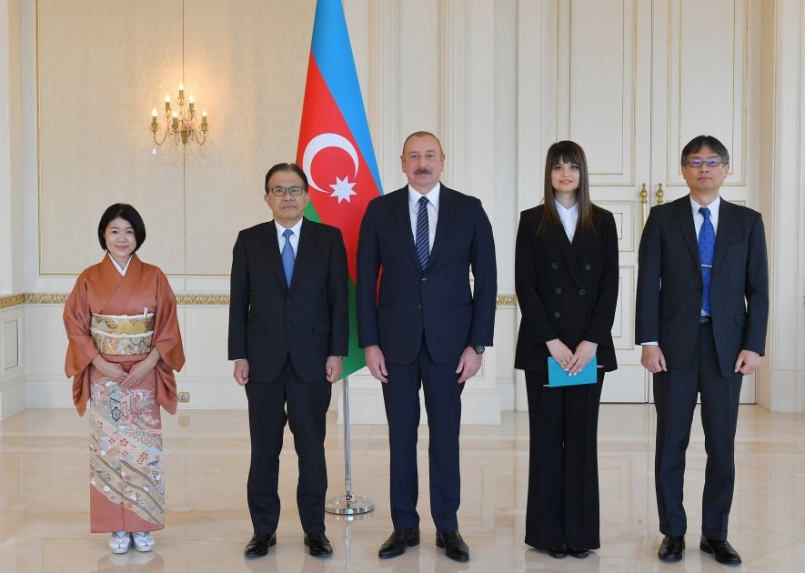İlham Əliyev Yaponiyanın yeni səfirini qəbul edib - FOTO/VİDEO - foto 5
