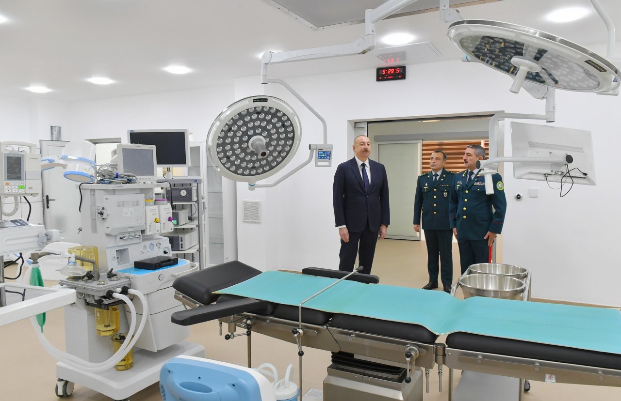 Prezident DSX-nin yeni hərbi hospital kompleksinin açılışında - FOTO/VİDEO - foto 3