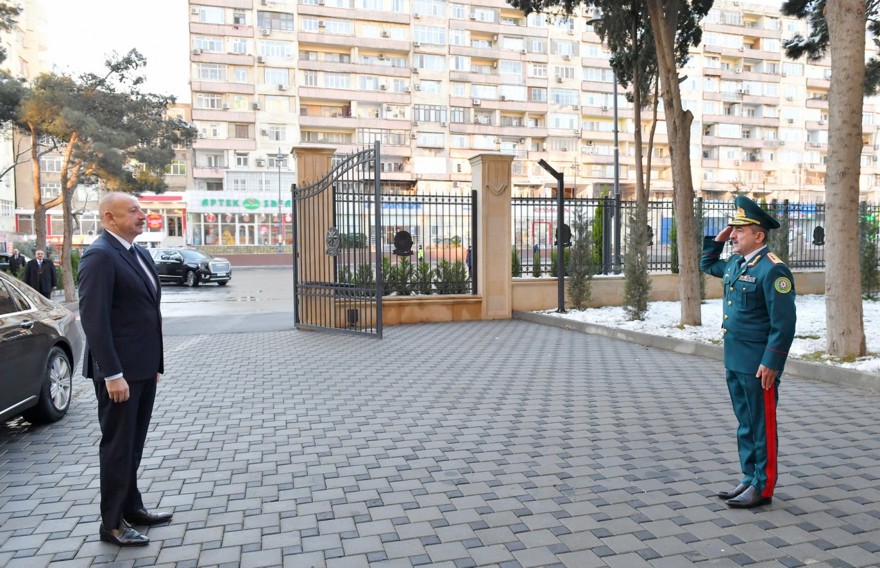 Prezident DSX-nin yeni hərbi hospital kompleksinin açılışında - FOTO/VİDEO - foto 1