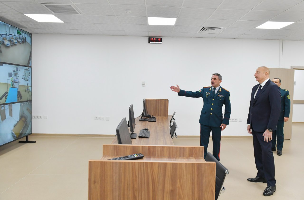 Prezident DSX-nin yeni hərbi hospital kompleksinin açılışında - FOTO/VİDEO - foto 5