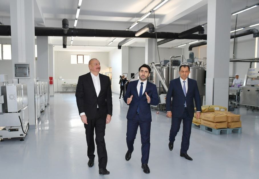 Prezident Lənkəranda qənnadı məhsullarının istehsalı müəssisəsində - FOTO/VİDEO - foto 1