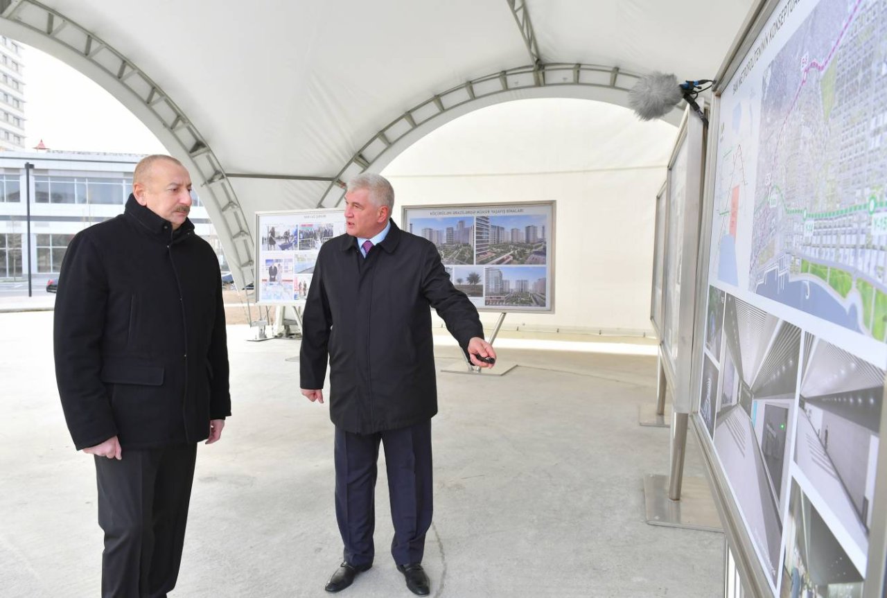 Prezident Bakı Ağ Şəhərin Mərkəzi Park Kvartalında - FOTO/VİDEO - foto 3
