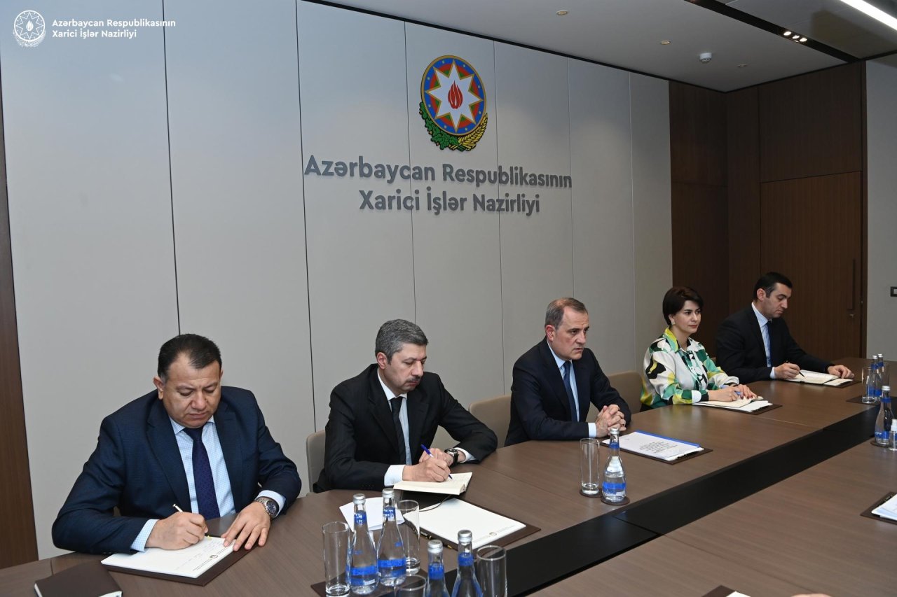 Ceyhun Bayramov MDB PA Şurasının Baş katibi ilə seçkilərə hazırlıq işlərini müzakirə edib - FOTO - foto 1