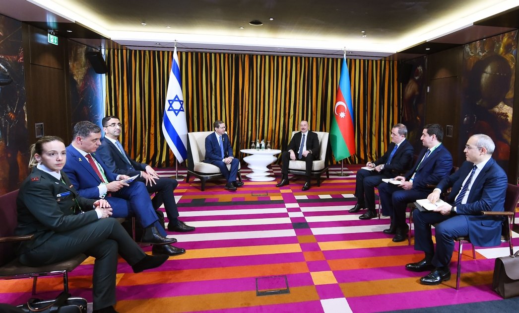 Prezident  İsxak Hersoqla Azərbaycan-İsrail arasında müxtəlif sahələrdə əməkdaşlığı MÜZAKİRƏ EDİB - YENİLƏNİB/FOTO - foto 3