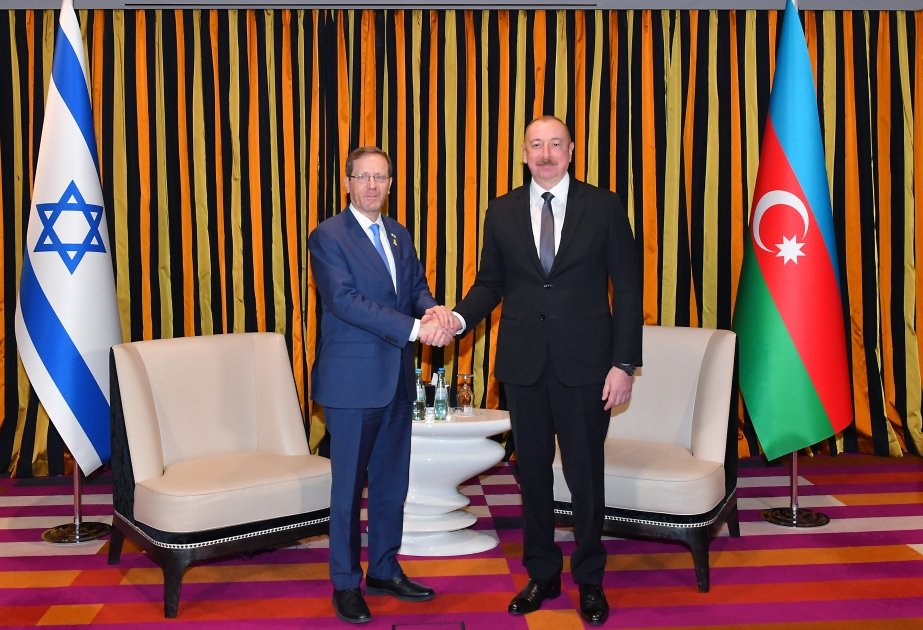 Prezident  İsxak Hersoqla Azərbaycan-İsrail arasında müxtəlif sahələrdə əməkdaşlığı MÜZAKİRƏ EDİB - YENİLƏNİB/FOTO - foto 1