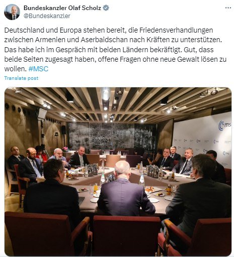 "Almaniya sülh danışıqlarını dəstəkləməyə hazırdır" - Şolts - foto 1