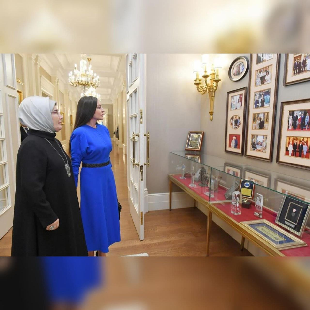 Mehriban Əliyeva Əminə Ərdoğanla görüşüb - FOTO - foto 1