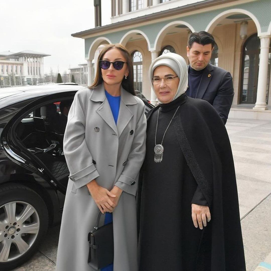 Mehriban Əliyeva Əminə Ərdoğanla görüşüb - FOTO - foto 3