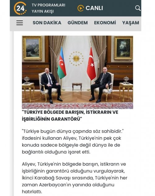 İlham Əliyevin Türkiyəyə səfəri qardaş ölkə mediasında - FOTO - foto 4