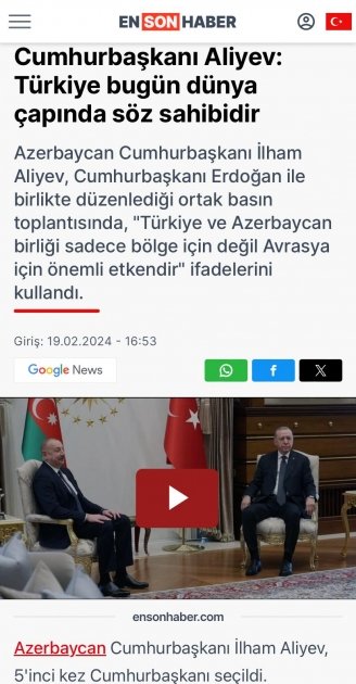İlham Əliyevin Türkiyəyə səfəri qardaş ölkə mediasında - FOTO - foto 2
