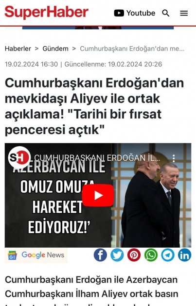 İlham Əliyevin Türkiyəyə səfəri qardaş ölkə mediasında - FOTO - foto 3