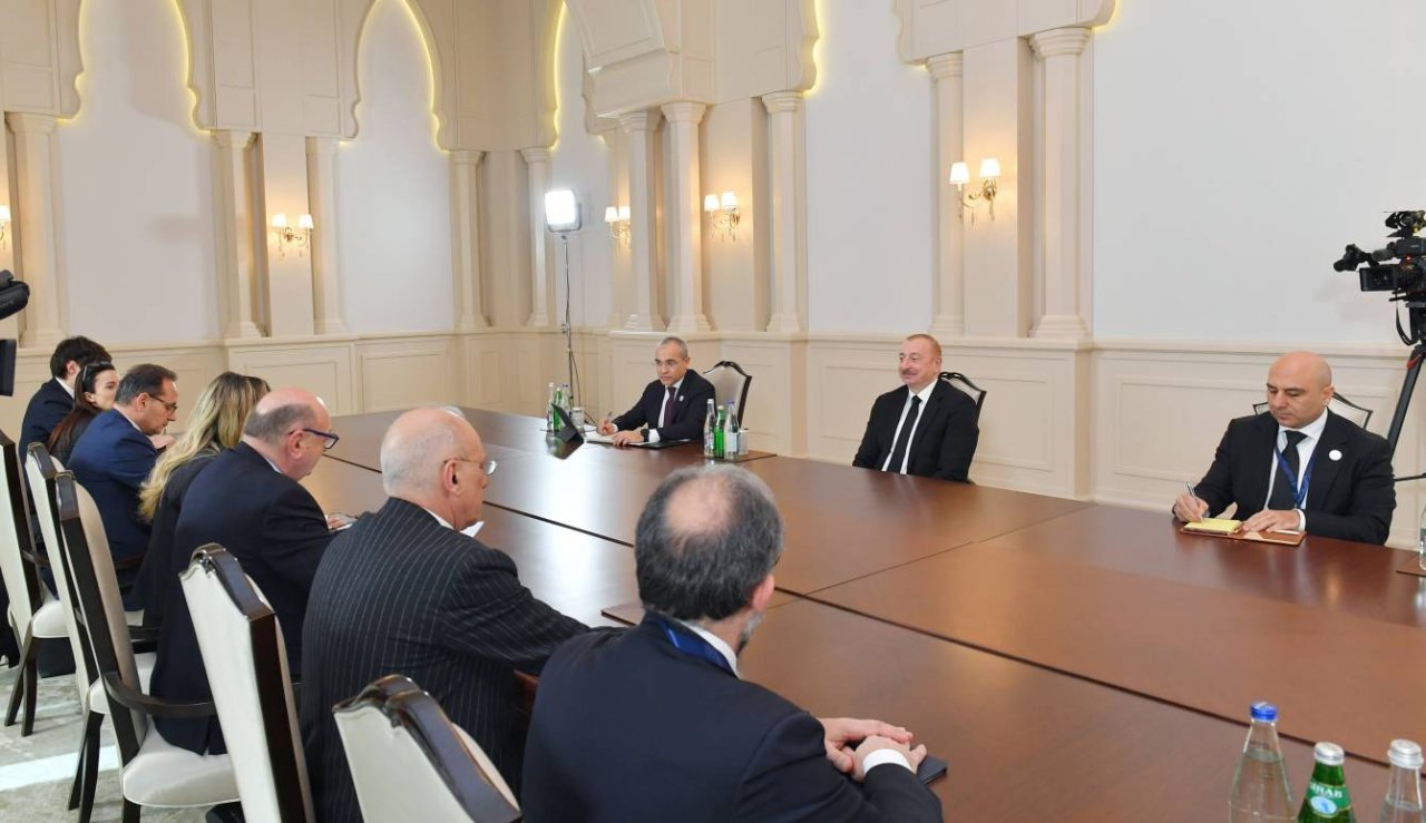 Prezident italiyalı naziri qəbul etdi – FOTO/VİDEO - foto 1