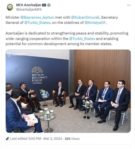 XİN başçısı: “Azərbaycan sülhün və sabitliyin möhkəmləndirilməsinə sadiqdir” - FOTO  - foto 1