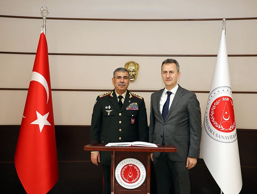 Zakir Həsənov Türkiyənin Müdafiə Sənayesi Komitəsinin sədri ilə görüşdü - FOTO - foto 3