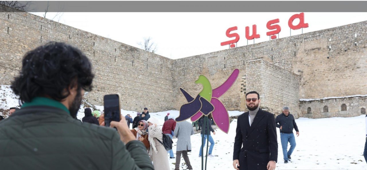 Beynəlxalq konfransın iştirakçıları Şuşa qalasında olublar - FOTO - foto 7