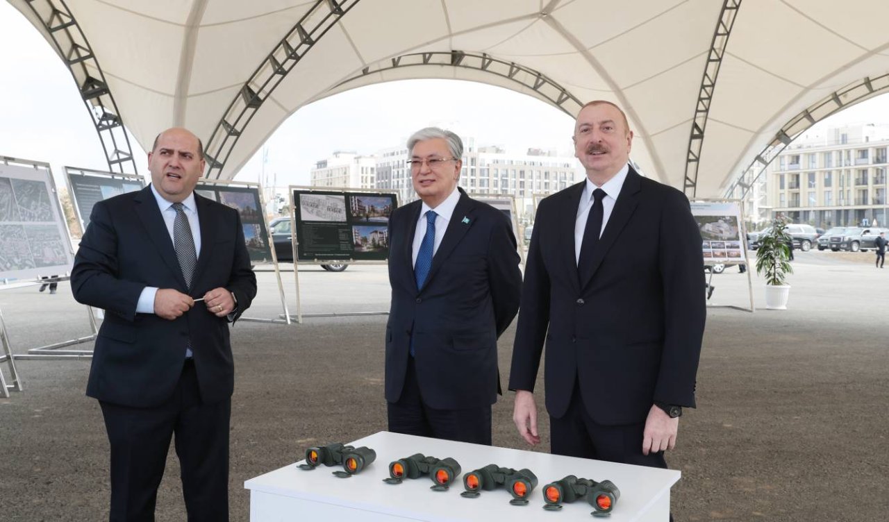 Tokayev Füzuli şəhərinin Baş planı ilə tanış oldu - FOTO - foto 3