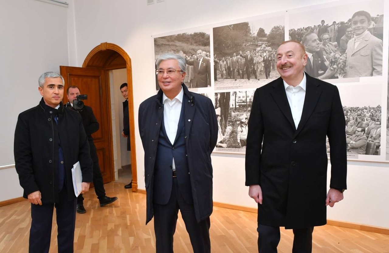 Azərbaycan və Qazaxıstan Prezidentləri ŞUŞADA - FOTO - foto 11