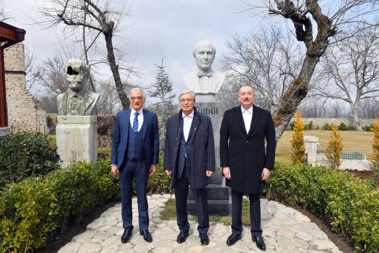 Azərbaycan və Qazaxıstan Prezidentləri ŞUŞADA - FOTO - foto 23