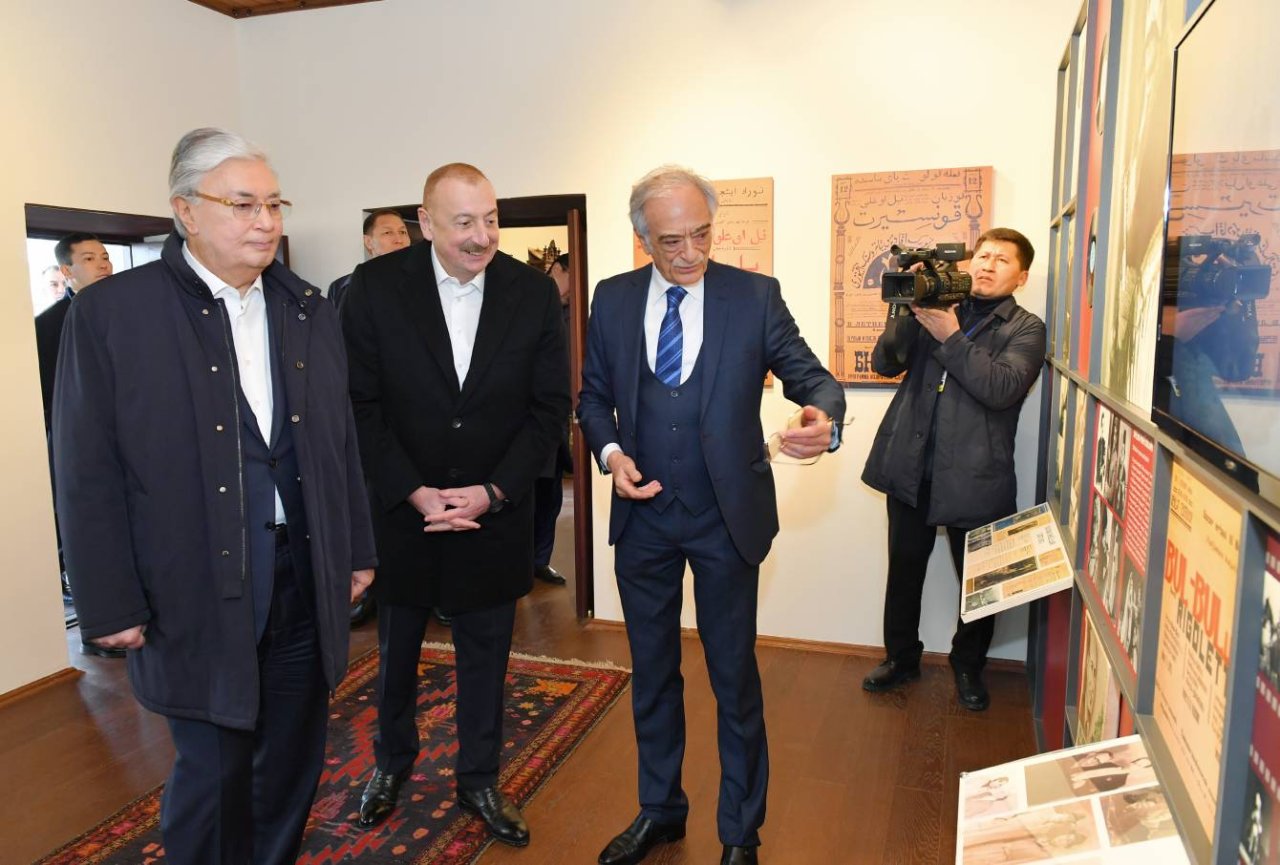 Azərbaycan və Qazaxıstan Prezidentləri ŞUŞADA - FOTO - foto 22